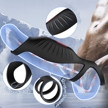 Load image into Gallery viewer, SemenSentry - 9 Vibrating Efficient Cock Ring