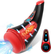 Load image into Gallery viewer, Sex Toys for Men Male Masturbator - Adult Toys Male Masturbators Penis Pump with 9 Sucking &amp; 9 Vibrating Modes, 3D Textured Sleeve Heating Mens Sex Toy Male Stroker, LCD Display Pocket Pussy for Men