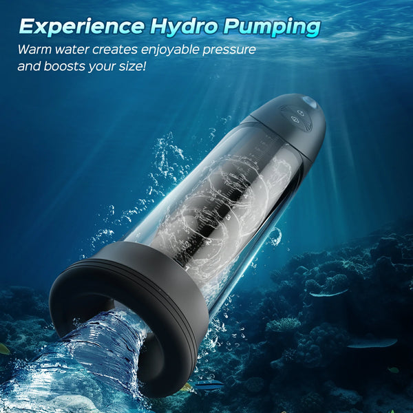 Waterproof Hydro Pump Automatic Penis Pump with Sleeve