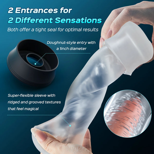 Waterproof Hydro Pump Automatic Penis Pump with Sleeve