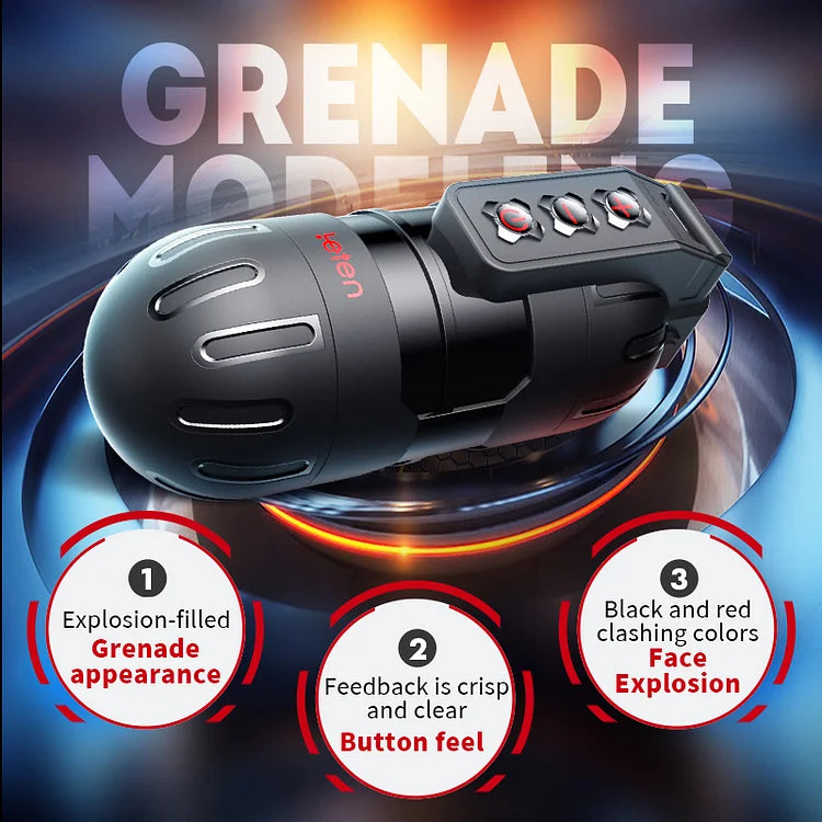 Leten Grenade App Remote Control Vibration Masturbation Cup