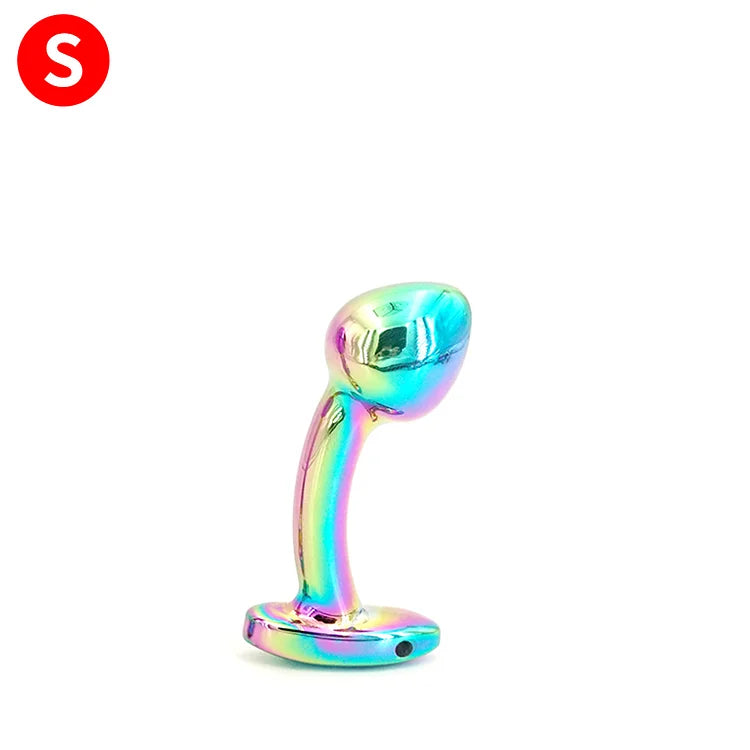 Colorful Anal Plug Metal Butt Plug Stainless Steel Anal Plug