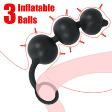 Load image into Gallery viewer, Inflatable 3 Balls Beads Anus Vagina Expander Prostate Massager