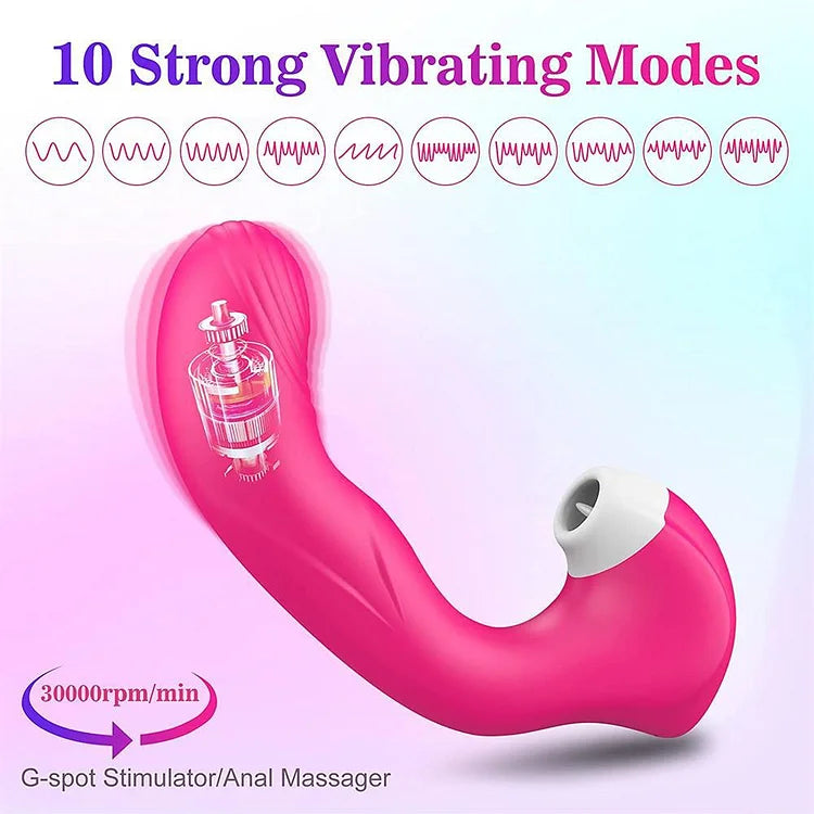 Adult Products 10 Frequency Vibrating Sucking Device