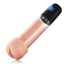 Load image into Gallery viewer, 2 in 1 LCD Masturbator Penis Pump