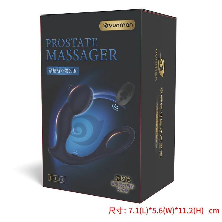 Wholesale Of Adult Products For Sperm-locking Prostate Massager, Charging Remote Control Anal Plug, Silica Gel, Vestibular Masturbation Vibrator