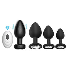 Load image into Gallery viewer, 10 Frequency Vibrating Silicone Anal Plug Suit