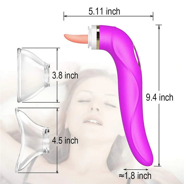 Clitoral Sucking Licking Vibrator, G Spot Tongue Vibrator