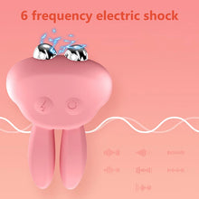 Load image into Gallery viewer, Electric Shock Rabbit Vibrator Cute Shaped Nipple Massager Clitoris Stimulator