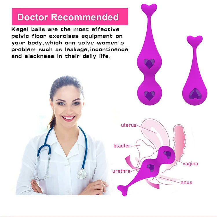 Female Postpartum Repair Function Exercise Smart Steel Vaginal Dumbbell Kegel Ball