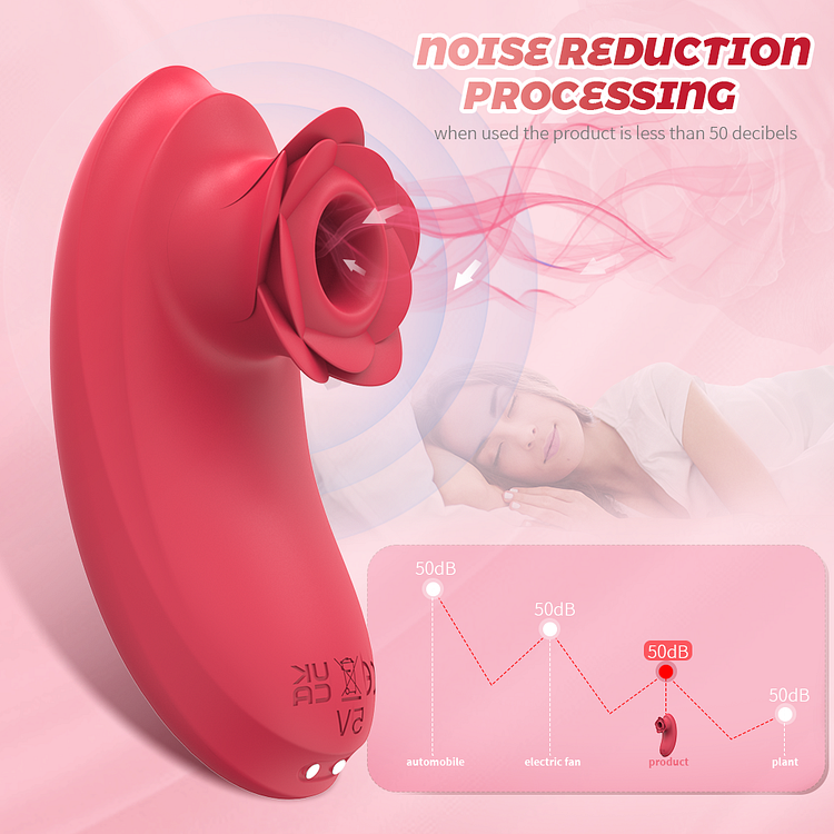 Rose Toy Sucker Vibrating Egg Sucking G-spot Massage Stimulator