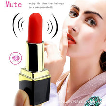 Load image into Gallery viewer, Mini Small Av Stick Magnetic Suction Rechargeable Lipstick Egg Skipping Vibration Women&#39;s Sex Toy Jumping Masturbator Adult Sex Toy