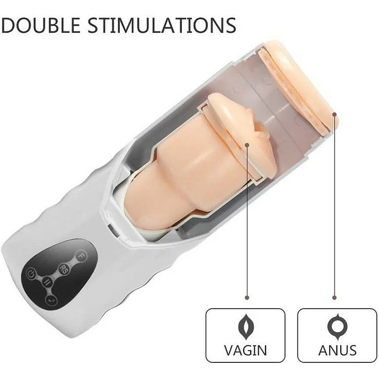 Navigator Aircraft Cup Haoyubai Intelligent Warming Worm Plug Telescopic Plug Interactive Celebrity Bed Masturbation For Men