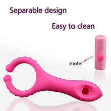 Load image into Gallery viewer, Perlsvibe Silicone G Spot Stimulate Vibrators Dildo Nipple Clip Masturbator