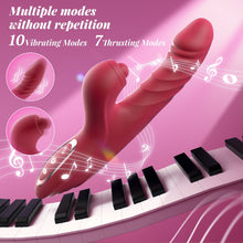 Load image into Gallery viewer, CHERLY 4 in 1 G Spot thrusting &amp; sucking vibrator Clitoral Stimulator