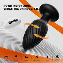 Load image into Gallery viewer, 2 in 1 Butt Plug with 7 Rotating and Vibrating Modes Anal Vibrator