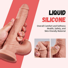 Load image into Gallery viewer, Dual-head Silicone Realistic Dildo with Thrusting Heating Function