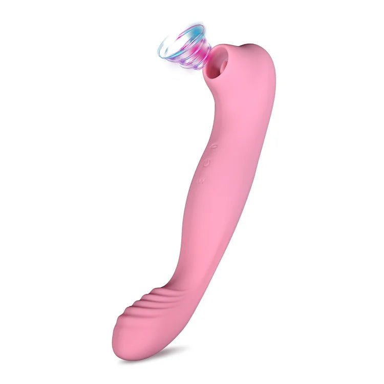 Bending Sucking Stick, Vibrating And Sucking Dual-purpose Vibrating Stick, Female Clitoral Stimulation, Orgasmic Masturbation Device