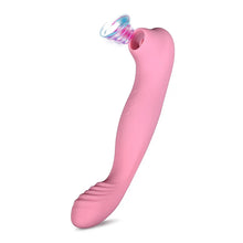 Load image into Gallery viewer, Bending Sucking Stick, Vibrating And Sucking Dual-purpose Vibrating Stick, Female Clitoral Stimulation, Orgasmic Masturbation Device