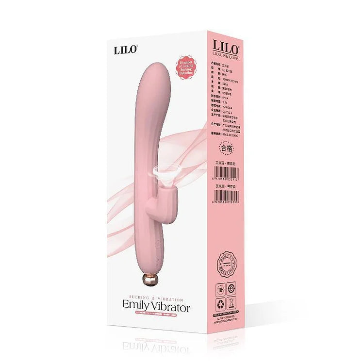 Lilo Emilie Vibrating Stick Female Adult Sexual Sucking Vibrating Massage Masturator Waterproof Hair Generation