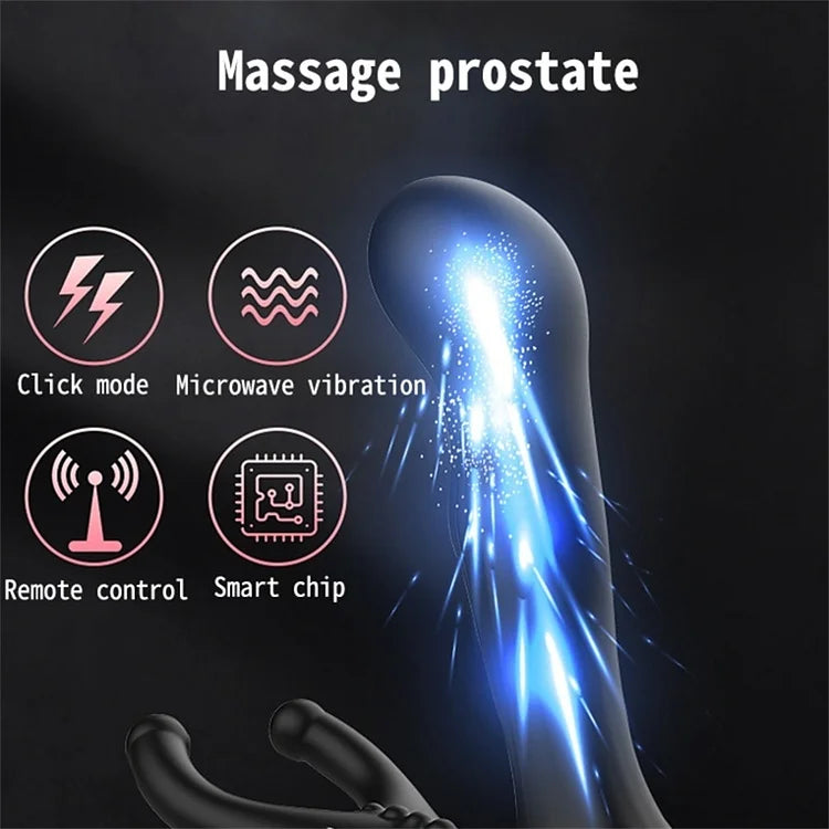 Prostate Massager Rotating Anal Vibrator Male Masturbator Butt Plug Vibrators