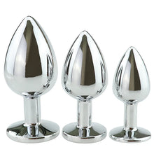 Load image into Gallery viewer, Stainless Steel Anal Butt Plug Fantasy Anal Stimulation Toy