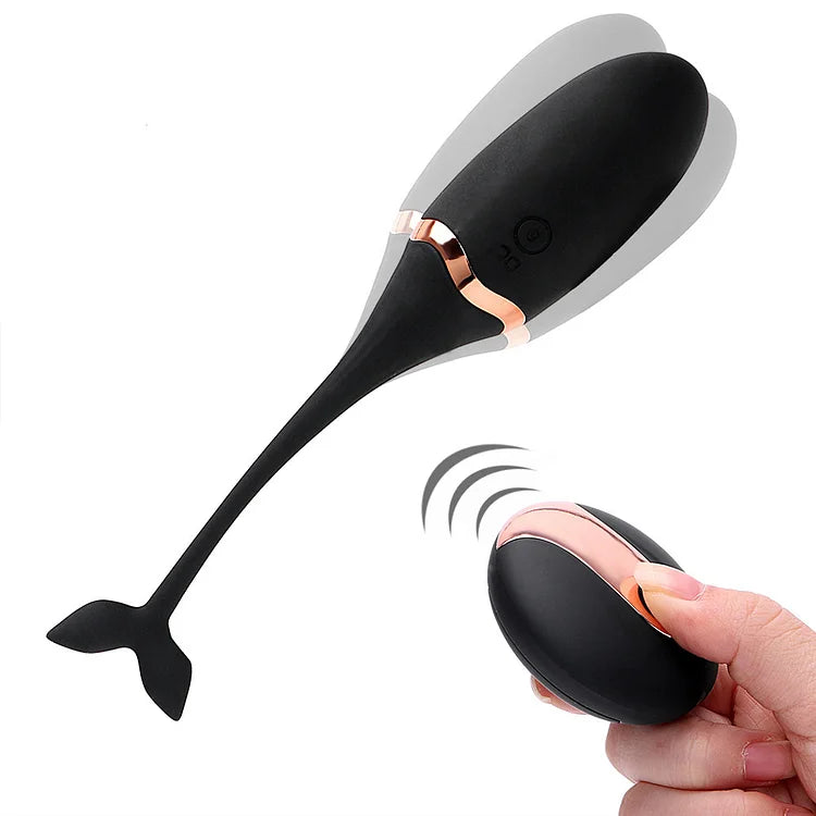 Wireless Whale Egg Remote Control Vibration Fish Tail