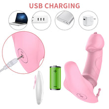 Load image into Gallery viewer, 3 In 1 Licking Sucking Vibrator Anal Vagina Heating Clitoris Stimulator