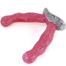 Load image into Gallery viewer, Double Ended Silicone Dildo Shaped Anal Plug Lesbian And Gay Masturbation Toy