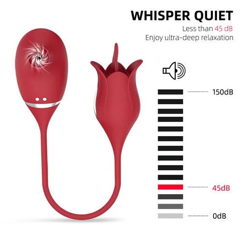 2in1 Rose Egg Vibrator