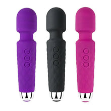 Load image into Gallery viewer, Silicone Wand Microphone Vibration Toy