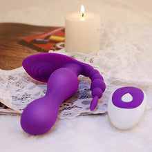 Load image into Gallery viewer, Double Head Silicone Vibrator with Remote Control