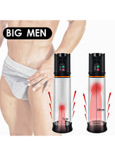 Load image into Gallery viewer, 4 Modes Adjustable Suction Penis Pump with Extra Realistic Silicone Ring