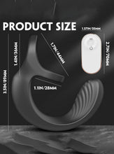 Load image into Gallery viewer, 3 IN 1 Prostate Stimulation Vibrating Cock Ring Remote Control Waterproof