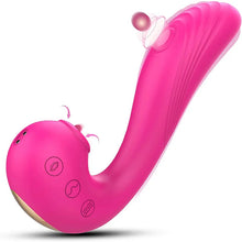 Load image into Gallery viewer, 3 in 1 Clitoral Sucking &amp; Licking Vibrator - G Spot Flapping &amp; Vibrating Dildo Vibrators , Rechargable &amp; Waterproof