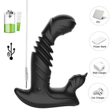 Load image into Gallery viewer, Telescopic Prostate Massager For Men And Women Double Shock Masturbation G-spot Vestibule Anal Plug Sex Toy Wholesale