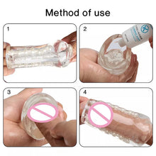 Load image into Gallery viewer, Transparent Oral Anal Sex Masturbation Cup With Beads