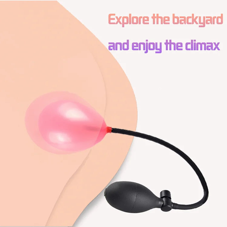 Mini Inflatable Small Anal Plug Expandable Pull Pump Butt Plug Prostate Massager