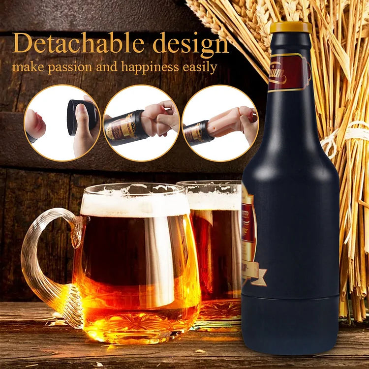 Male Masturbator Erotic Toy Portable Beer Bottle