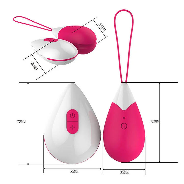 Wireless Remote Control Wearable Vibrator Vaginal Ball Vibrating Exercises