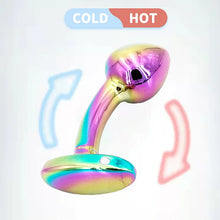 Load image into Gallery viewer, Colorful Anal Plug Metal Butt Plug Stainless Steel Anal Plug