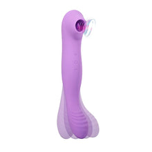 Load image into Gallery viewer, Bending Sucking Stick, Vibrating And Sucking Dual-purpose Vibrating Stick, Female Clitoral Stimulation, Orgasmic Masturbation Device