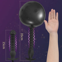 Load image into Gallery viewer, Inflatable Dildo Pump Penis Anal Butt Plug G-spot Stimulator Expander Prostate Massager