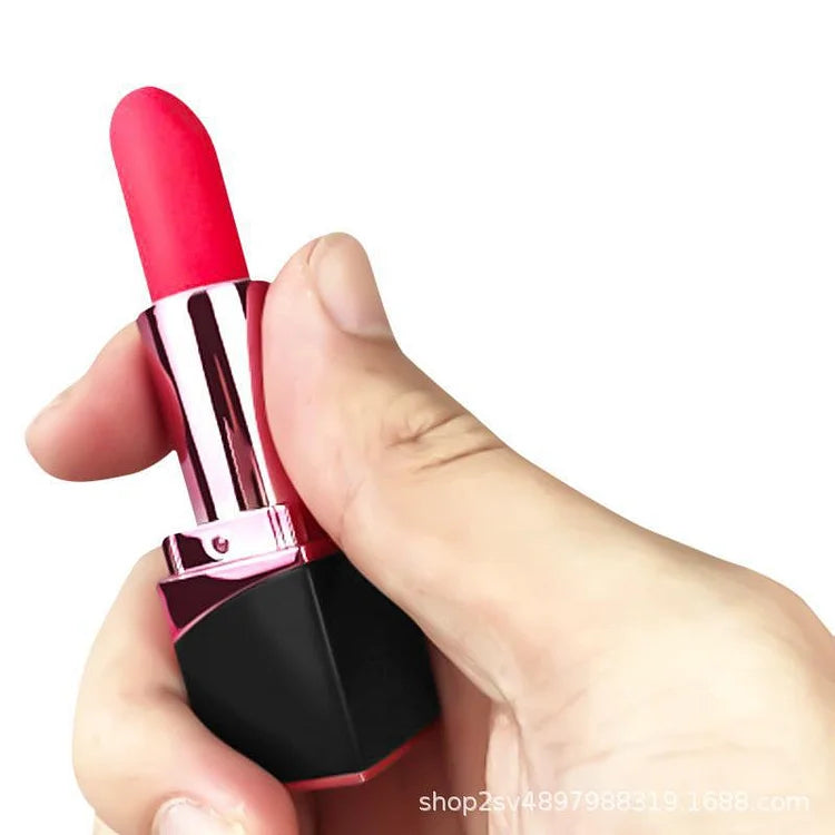 Mini Small Av Stick Magnetic Suction Rechargeable Lipstick Egg Skipping Vibration Women's Sex Toy Jumping Masturbator Adult Sex Toy