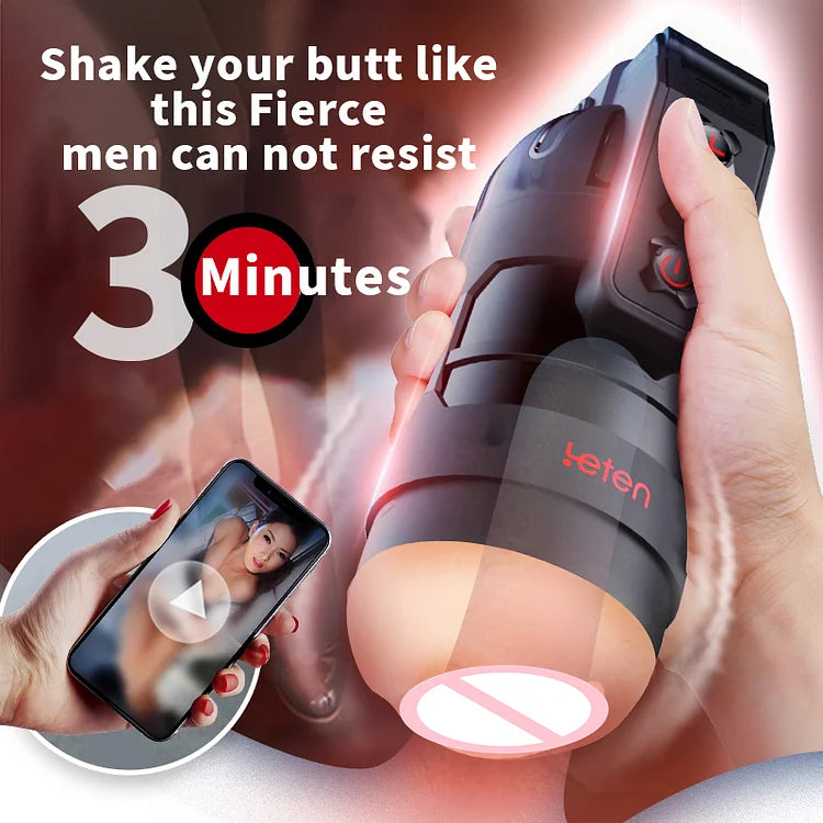 Leten Grenade App Remote Control Vibration Masturbation Cup