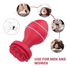 Load image into Gallery viewer, Silicone Rose Butt Plug Set For Men And Women