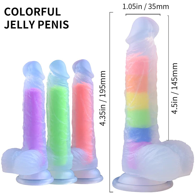 Transparent Penis Realistic Dildo