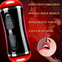 Load image into Gallery viewer, Double Head Automatic Vibration Voice Interaction Hands-free Aircraft Cup