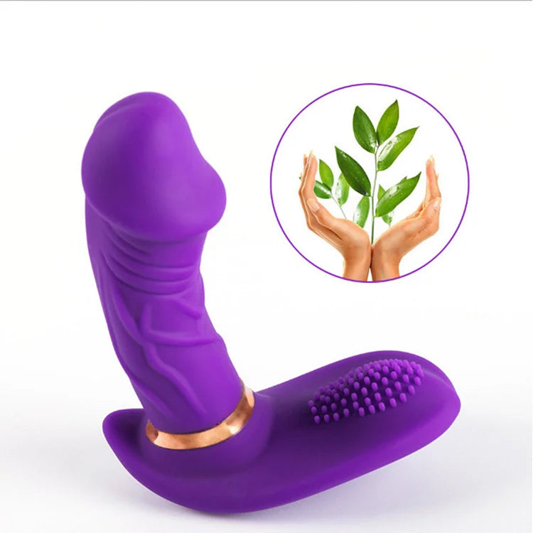 Women's Wireless Remote Control Wear Rocking Masturbation Vibrator, Couples Share Vibrator, Adult Sex Products