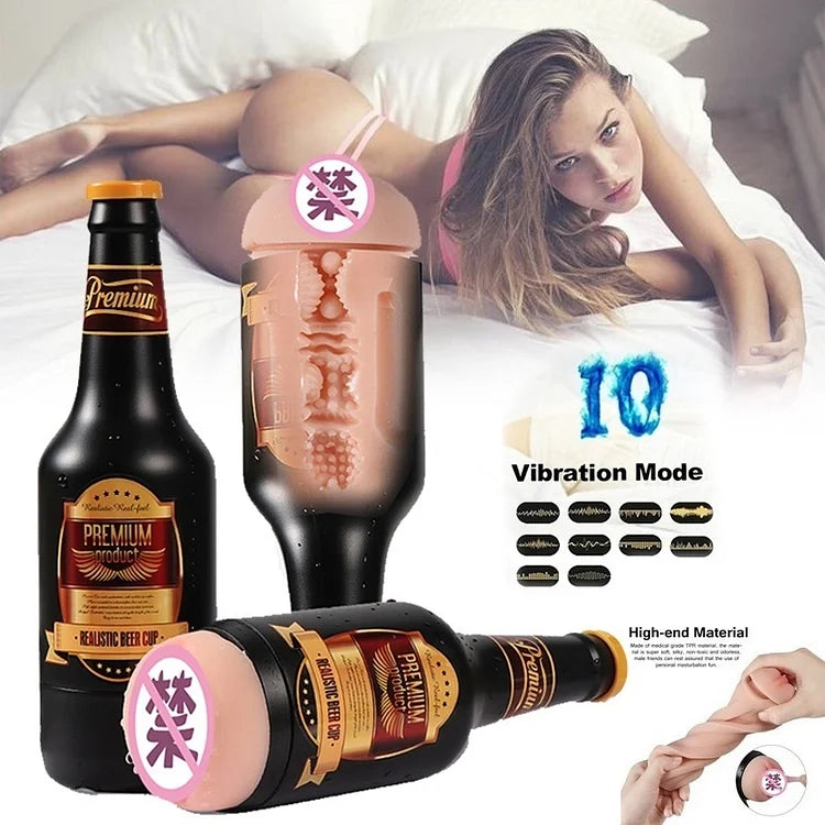 XISE wine bottle type aircraft cup male masturbation device penis exerciser adult sex toys sex toys